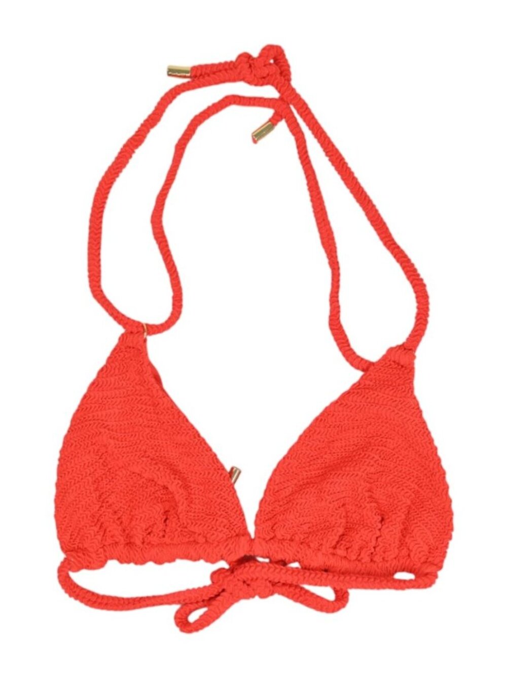 MONDAY Swimwear Hanalei Top in Chili Pepper Crinkle